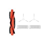 Compatible avec Xiaomi Aspirateur S10, S12 Accessoires Brosses B106GL Accessoires Aspirateur HEPA Filtre Serpillère Brosse latérale principale (5 pièces, blanc)