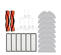 Compatible Avec Xiaomi Compatible Avec Mijia 1C 2C 1T Mi Robot Aspirateur Et Vadrouille Compatible Avec Dreame F9 Filtre Hepa Brosse Latérale Principale Chiffon De Vadrouille(Set-22PCS)