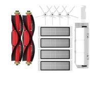 Compatible Avec Xiaomi Mi, Aspirateur Robot 1/1S SDJQR01RR SDJQR02RR, Compatible Avec Roborock, E2 E3 E4 E5 S4 S4 Max S5, Filtre De Brosse Latérale Principale(SET2)