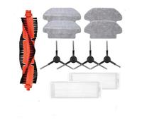 Compatible avec Xiaomi Mi Robot Aspirateur Mop 2S / Mop P/Mop Pro / XMSTJQR2S / STYTJ02YM Pièces de rechange Brosse latérale principale Filtre HEPA (MIMOP2S121202)