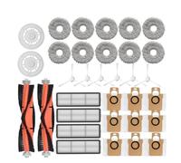 Compatible avec XIAOMI Mijia Omni 1S B101CN B116 Robot Aspirateurs Pièces de rechange compatibles avec Dreame S10 S10+ Main Side Brush Rags Hepa Filter Dust Bags(B)