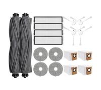 Compatible avec Xiaomi Mijia Omni 1S B101CN Robot X10+ Robot Aspirateur Main Side Brush Filter Mop Parts Dreame L10s Ultra / S10 Pro Accessoires (16 pièces)