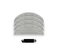 Compatible avec Xiaomi Mijia Robot de balayage autonettoyant MJSTP Pièces d'aspirateur, brosse latérale principale, filtre HEPA (4 serpillères humides)