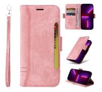 Compatible avec Xiaomi Poco F3 5G / Poco F3 Pro Coque,Compatible avec Xiaomi Mi 11i 5G / Mi 11X 5G / Mi 11X Pro 5G Housse de protection pour téléphone avec fente pour carte et support flip Pink