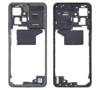 Compatible avec Xiaomi Redmi Note 12 4G MIDDLE CADRE CÂBLE CENTRAL CADRE CADRE LATÉRAL Remplacement Spare Part (Noir)