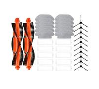 Compatible avec Xiaomi Robot Vacuum Mop 2S Mop P Mop Pro XMSTJQR2S STYTJ02YM Kit d'accessoires Brosse latérale principale Filtre HEPA Mop