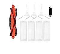 Compatible avec Xiaomi S10 S12 T12 B106L Mi Robot Vacuum-Mop Pro/Mop P/Mop 2S STYJ02YM Viomi V2 SE Pièces Brosse Latérale Principale Filtre Mop(Set O)