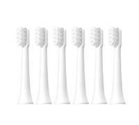 Compatible avec Xiaomi, tête de brosse à dents électrique, compatible avec Mijia, tête de brosse de rechange Sonic T100 MES603 à poils souples(T100-WH-6Pcs)