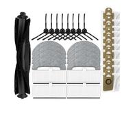 Compatible avec Xiaomi Viomi S9 Robot aspirateur filtre Hepa brosse latérale principale sac à poussière chiffons de vadrouille accessoires Kits de pièces de rechange (Color : 25pcs)