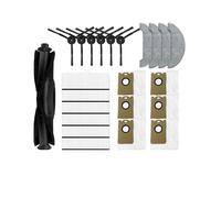 Compatible avec Xiaomi Viomi S9 Robot aspirateur filtre Hepa brosse latérale principale sac à poussière chiffons de vadrouille accessoires Kits de pièces de rechange (Color : 23pcs)