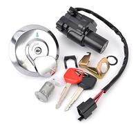 Compatible Avec XL125V Pour Varadero 2001-2006 OEM: 35010-KPC-640 17620-KPC-641 35100-KPC-640 Interrupteur D'allumage À Capuchon Pour Verrouillage Siège Avec Kit Clé Clé contacteur d'allumage