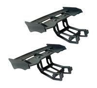 Compatible avec XLF X-03 1/10 Camion Télécommandé sans Balais, Pièces De Mise À Niveau, Accessoires De Modification, 2 Ailerons Arrière Pièces Voiture RC