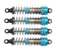 Compatible avec XLF X03 X04 X03A X04A pour Max 4 Pièces Amortisseur en Métal 1/10 RC Voiture sans Balais pour Pièces De Mise À Niveau De Camion Monstre RC Voiture Amortisseurs