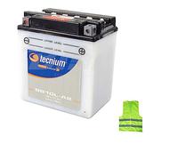 Compatible avec Yamaha 250 XV Virago 1994 Batterie YB10L-A2 (BB10L-A2) Batteries Technium 11 AMPERE 12 VOLT Fournie complète moto scooter 135 x 90 x 145 mm