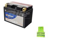 Compatible avec Yamaha FZ1-S Fazer/Fazer Abs 1000 année 2006 al 2015 Batterie YTZ14S-BS Batteries TECNIUM BTZ14S-BS 11.2 AMPÈRES 12VOLT PRÊT ET CHARGÉ Moto 150X87X110MM