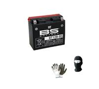 Compatible avec Yamaha FZ6 N,NS,S2(RJ07/RJ14) 600 ANNÉE 2004 al 2008 Batterie YT12B-BS BS BT12B-BS DÉJÀ PRÊTE ET CHARGÉE pour L'UTILISATION 10AH AMPÈRE 12 Volts 150X69X130MM Batteries