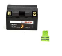 Compatible avec Yamaha MT-07 700 de l'année 2014 à 2016 Batterie Bosch YTZ10S-BS YTZ10S-4 M60110 prête à l'emploi déjà chargée de batteries 8 Ah 12 volts 150 x 87 x 93 mm