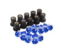 Compatible Avec Yamaha Pour Diversion Pour XJ6 Pour XJ6N Pour XJ700 Pour XJ900 5 Mm Boulon De Pare-brise Vis De Montage De Pare-brise Rondelle Écrou Boulons Corps écrous moto