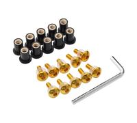 Compatible Avec Yamaha Pour FZ6R Pour FJR1300 10pcs M5 Boulon De Pare-brise Vis De Montage De Pare-brise Rondelle Écrou Accessoires De Modification Moto Pièces