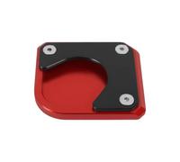 Compatible Avec Yamaha Pour Serow250 2019-2020 Pour Tenere700 2020-2022 Plaque D'extension De Béquille Moto Coussin D'agrandissement Latérale Pied Extension Béquille Latérale(Red)