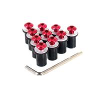 Compatible Avec Yamaha Pour XMAX 125 Pour XMAX 250 300 400 M5 5mm 10 Pièces Kit De Fixation D'écrou À Vis Des Boulons De Pare-brise Moto