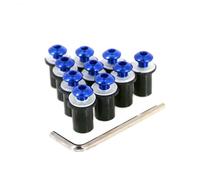 Compatible Avec Yamaha Pour XMAX 125 Pour XMAX 250 300 400 M5 5mm 10 Pièces Kit De Fixation D'écrou À Vis Des Boulons De Pare-brise Moto