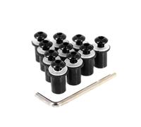 Compatible Avec Yamaha Pour XMAX 125 Pour XMAX 250 300 400 M5 5mm 10 Pièces Kit De Fixation D'écrou À Vis Des Boulons De Pare-brise Moto