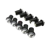 Compatible Avec Yamaha Pour YZF-R1 R6 R7 Pour FZ1 FZ6 FZ6R FJR1300 10pcs Pare-brise Moto Boulon Vis Montage Pare-brise Rondelle Ecrou Kit de boulons