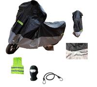 Compatible avec Yamaha X-City 250 Housse DE Moto Scooter IMPERMÉABLE pour MAXISCOOTER MAXIMOTO Couverture Polaire Capuche RÉSISTANTE ÉTÉ Hiver