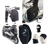 Compatible avec Yamaha X-Max 300 AB, couvre-jambes, protège-mains en néoprène imperméables, anti-froid, pare-vent, couverture thermique avec fourrure à porter