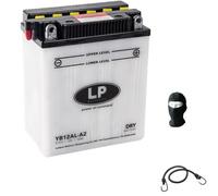 Compatible avec Yamaha XV Virago 535 1986 A 2002 Batterie LP DÉJÀ PRÊTE À Utiliser YB12AL-A2 Batteries 12V/12AH pour Moto Scooter COMPLÈTE DE Bricolage 134X80X160MM