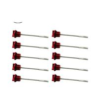 Compatible avec - YX 125 cc 140 cc Stomp YCF IMR SSR Pit Dirt Bikes Ajustement universel CNC Dip Stick Jauge d'huile moteur Remplacement du marché secondaire(10 PCS)