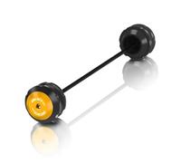 Compatible avec Z900SE Z 900SE 2023-2024 Moto Roue Avant Arrière Essieu Fourche Coulisseau Anti-Chute Coussin Protecteur Anti-Choc(Gold Front)