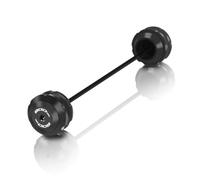 Compatible avec Z900SE Z 900SE 2023-2024 Moto Roue Avant Arrière Essieu Fourche Coulisseau Anti-Chute Coussin Protecteur Anti-Choc(Black Front)