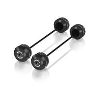 Compatible avec Z900SE Z 900SE 2023-2024 Moto Roue Avant Arrière Essieu Fourche Coulisseau Anti-Chute Coussin Protecteur Anti-Choc(Noir)