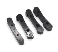 Compatible avec ZD pour Racing MT16 BX12 RX12 X12S pour Gladiator 1/14 RC Accessoires Auto Pièces Détachées Codes des Bras De Suspension Avant Et Arrière en Métal détachées RC(Black)