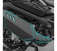 Compatible avec ZONTES 368G Moto - Autocollants de protection en vinyle résistants aux UV pour pièces en plastique, réservoir de carburant et roues à rayons (tuyau d'échappement)