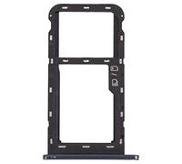 Compatible avec ZTE Blade A51 Chariot compartiment compartiment support adaptateur SLOT PORTE CARD chariot pour carte SIM + compartiment mémoire Micro SD (noir)
