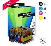 Compatible - Brother LC221 - LC223 - LC225 - LC227 - LC229 - Cartouche Noir et couleurs P3KB227B/CL