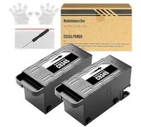 Compatible C9345 Boîte de Maintenance de l'encre C12C934591 pour ET-5800 ET-5850 ET-5880 ET-16600 ET-16650 ET-16680 L15150 L15160 L15158 L15168 WF-7820 WF-7830 WF-7840 ST-C8000 Imprimante (2-Packs)