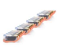 Compatible Canon CLI-521 Cartouche d’encre Pack Économique (je4xFBK,BK,C,M,Y) 20 pcs avec puce