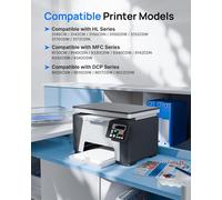 Compatible Cartouche de Toner Remplacement pour Brother TN241 TN245 pour MFC-9330CDW DCP-9020CDW MFC-9340CDW HL-3140CW HL-3150CDW MFC-9140CDN HL-3170CDW (Noir Cyan Magenta Jaune, 4-Pack)