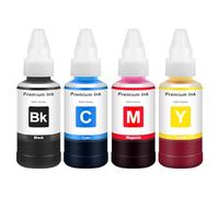 Compatible Cartouche Encre Eco Tank EPT664 pour ET 2650 ET 2600 70mL, CMYK | EPT664 EPT6641 Bouteille d' Encre Couleurs Recharge pour ET-2650 ET-2600 ET-2500 ET-2550 ET-3600 ET-4500 ET-4550 L355 L555