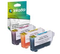 Inkadoo Lot de 3 Cartouches d'encre pour Canon 4480A262 / BCI-3E - Compatible avec S 400 X I 550 Series S 520 X S 600 Smartbase MPC 600 F, Environ 1 190 Pages