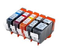 Compatible Cartouches d'encre Remplacement pour Canon 525 526 pour PIXMA IX6550 MX715 MX885 MX895 IP4850 IP4950 IP6550 MG5120 MG5150 MG5250 (PGI- Noir CLI-Couleur (5 (1N+1n+1C+1M+1Y)))