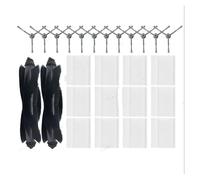 Compatible Compatible avec Eufy Clean L50, L50 SES, L60, L60 Hybrid Pièces de rechange Acories Rcessoller Brosse latérale Filtre Hepa(Set K)