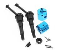 Compatible Con Tamiya SW01 4WD 1/24 RC Piezas De Mejora Para Coche Juego 2 Tuercas Adaptadoras Y Eje Transmisión Metal CVD RC Réparations Modèles