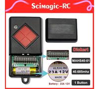 Compatible Dickert 40mhz Bouton Rouge Garage Télécommande. Dickert Mahs40-01 Émetteur Portatif 40,685 Mhz À 1 Touche