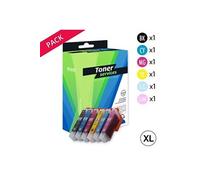 Compatible Epson 24XL Pack 6 cartouches Noir/couleurs Elephant (T2438)