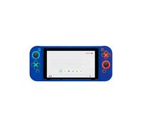 compatible Étui de protection intégral en silicone uni pour console Nintendo Switch (bleu)
